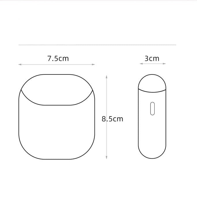 Dimensions du coupe- ongles électrique : hauteur :8,5 cm ,largeur 2,5 cm et épaisseur 3 cm.