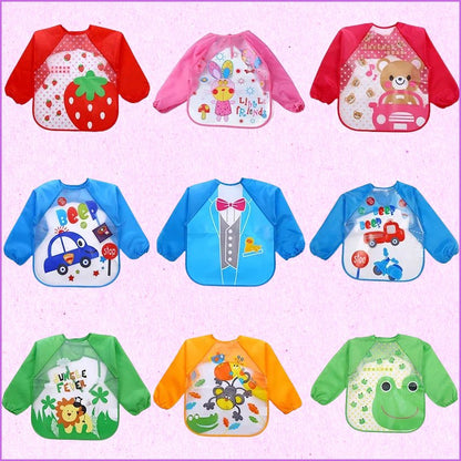 Bavoir Imperméable à Manches Longues BavoirImper™ | 6-36 Mois