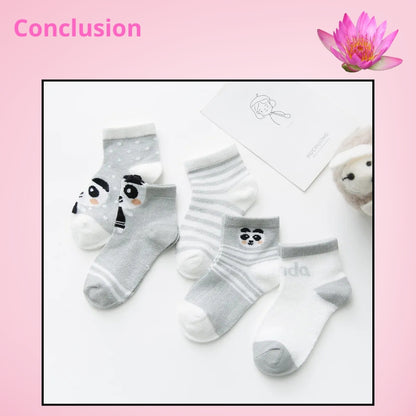 Chaussettes Bébé P'tits Pieds™ BabySteps | Pack 5 Paires | Coton 100%
