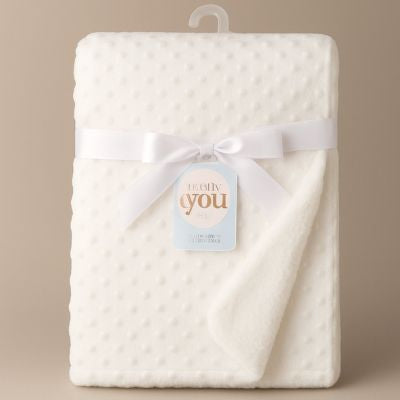 Couverture bébé naissance à pois  polaire – lange emmaillotage doux| Swaddle Newborn ™