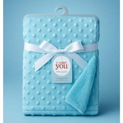 Couverture bébé naissance à pois  polaire – lange emmaillotage doux| Swaddle Newborn ™