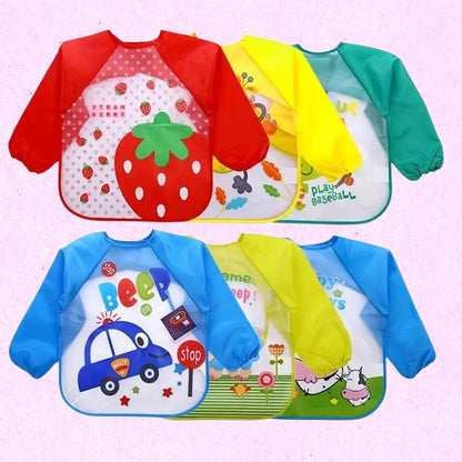 Bavoir Imperméable à Manches Longues BavoirImper™ | 6-36 Mois