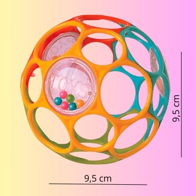 Balle Sensorielle Tactiballe™ | Jouet Éducatif Bébé | Hochet avec Grelot