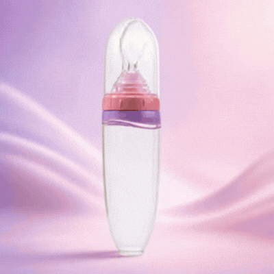 Biberon-cuillère bébé 120 ml | Cuillère détachable