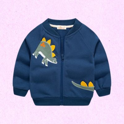 Veste baseball américaine enfant zippée en coton