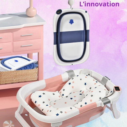 Baignoire Pliable Bébé BabyBath™ | Gain d'Espace 90% | Anti-Dérapant