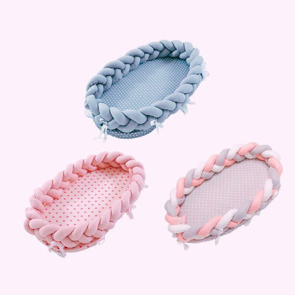Lit Nid Bébé LitNova™ NestLy | Coton Ultra-Doux | Design 3D Ergonomique
