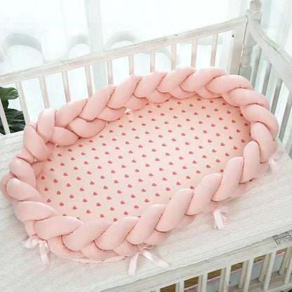 Lit Nid Bébé LitNova™ NestLy | Coton Ultra-Doux | Design 3D Ergonomique