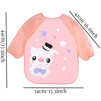 Bavoir Imperméable à Manches Longues BavoirImper™ | 6-36 Mois