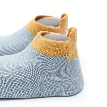 Chaussettes Anti-Dérapantes Bébé BabygripSocks™ | Pack 6 Paires | Coton