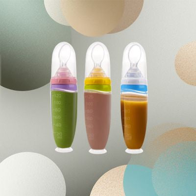 Biberon-cuillère bébé 120 ml | Cuillère détachable