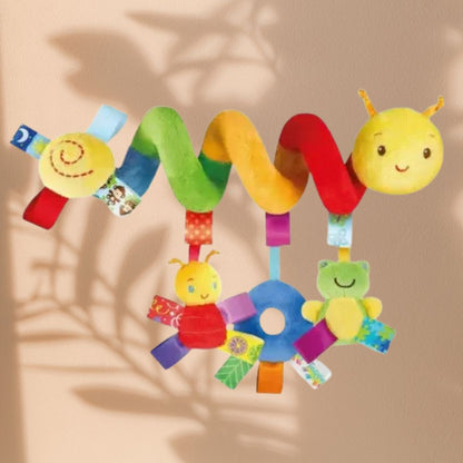 Spirale d'Éveil Bébé SpiralBaby Sensory™ | Jouet Suspendu Poussette