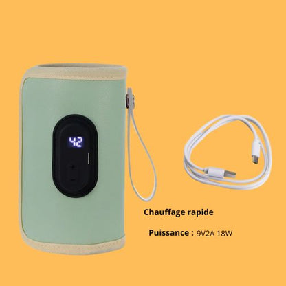 Chauffe-Bibéron Portable Milk"o"Chaud™ | USB Type-C | Température Réglable