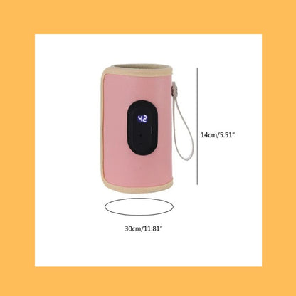 Chauffe-Bibéron Portable Milk"o"Chaud™ | USB Type-C | Température Réglable