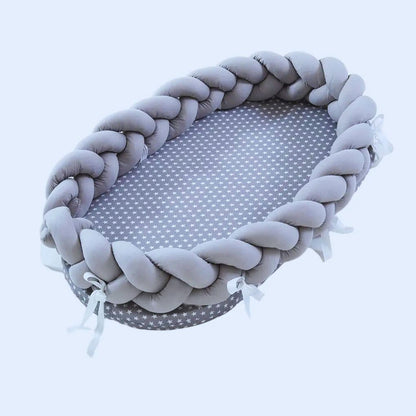 Lit Nid Bébé LitNova™ NestLy | Coton Ultra-Doux | Design 3D Ergonomique