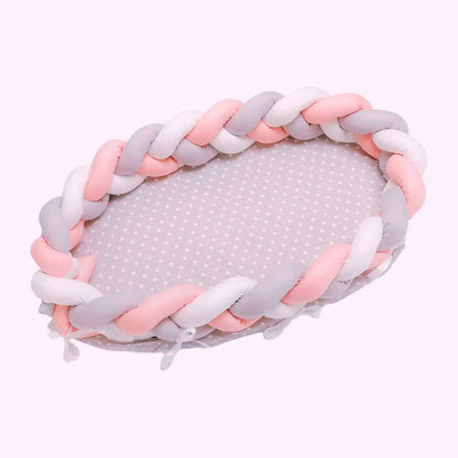 Lit Nid Bébé LitNova™ NestLy | Coton Ultra-Doux | Design 3D Ergonomique