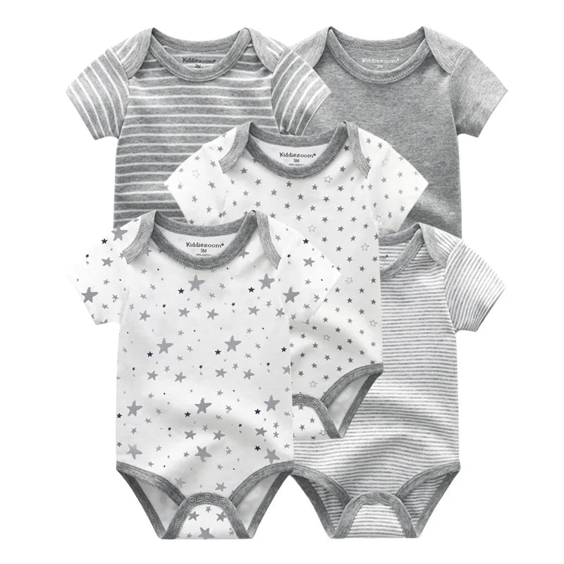 Bodies Bébé P'titsChoux™ Baby Soft | Lot 5 Pièces | Coton 100% - Binoubabyshop