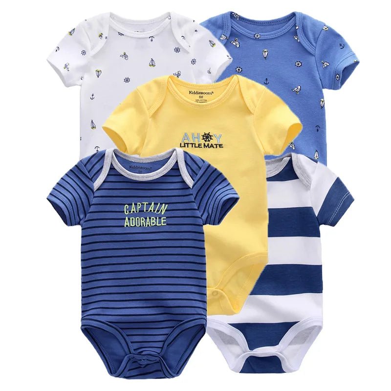 Bodies Bébé P'titsChoux™ Baby Soft | Lot 5 Pièces | Coton 100% - Binoubabyshop