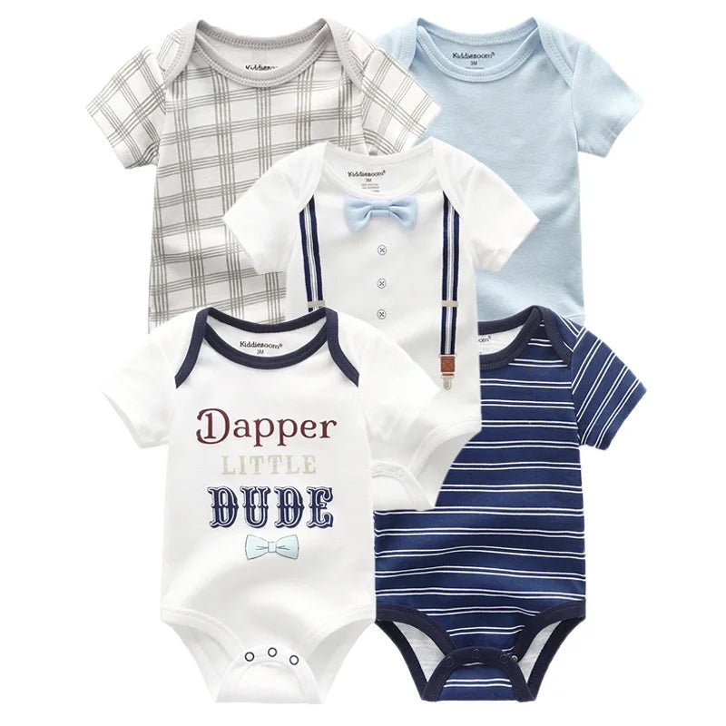 Bodies Bébé P'titsChoux™ Baby Soft | Lot 5 Pièces | Coton 100% - Binoubabyshop