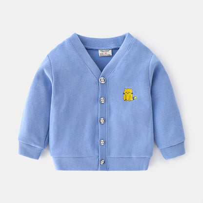 Cardigan bébé coton doux pritemps automne | NavySpring™ - Binoubabyshop