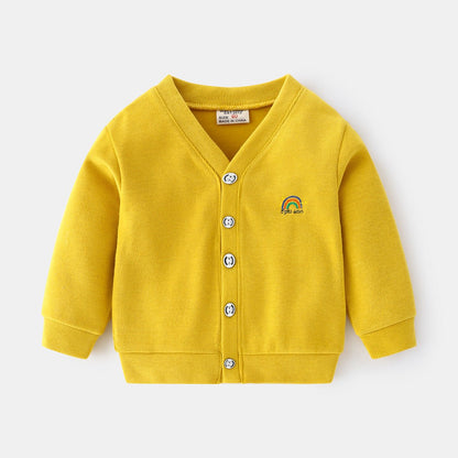 Cardigan bébé coton doux pritemps automne | NavySpring™ - Binoubabyshop