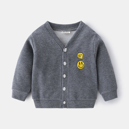 Cardigan bébé coton doux pritemps automne | NavySpring™ - Binoubabyshop