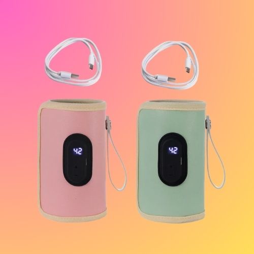 Chauffe-Bibéron Portable Milk"o"Chaud™ | USB Type-C | Température Réglable - Binoubabyshop