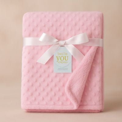 Couverture bébé naissance à pois polaire – lange emmaillotage doux| Swaddle Newborn ™ - Binoubabyshop