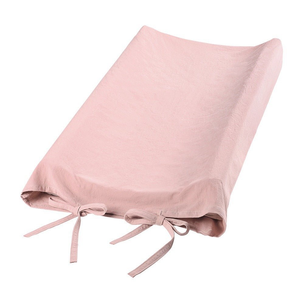 Housse de Table à Langer en Coton Doux — Amovible & Lavable | Confort Naturel pour Bébé - Binoubabyshop