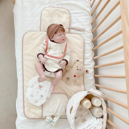 Matelas à Langer Portable Easylange™ | Imperméable | Pliable - Binoubabyshop