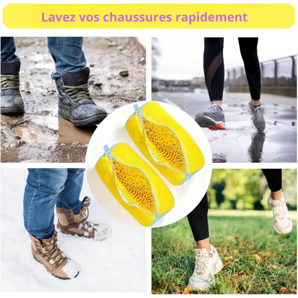 Sac de Lavage pour Chaussures SneakWash™ | Machine à Laver | Lot de 2 - Binoubabyshop