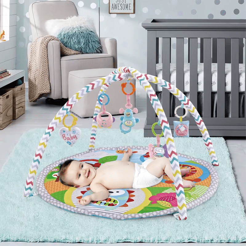 Tapis d'Éveil Gym Bébé HappyBaby Gym™ | Arche de Jeux | Activités - Binoubabyshop