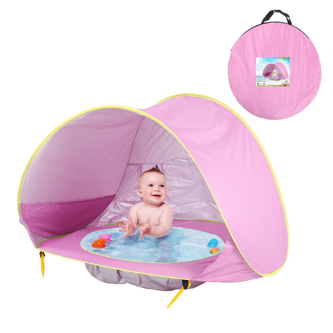  Mini Piscine  intégrée à la tente de plage bébé