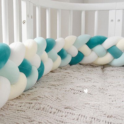 Tour de lit tressé pour bébé – Pare-chocs doux & sécurisé - Binoubabyshop