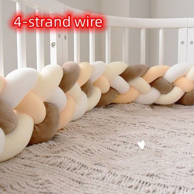 Tour de lit tressé pour bébé – Pare-chocs doux & sécurisé - Binoubabyshop