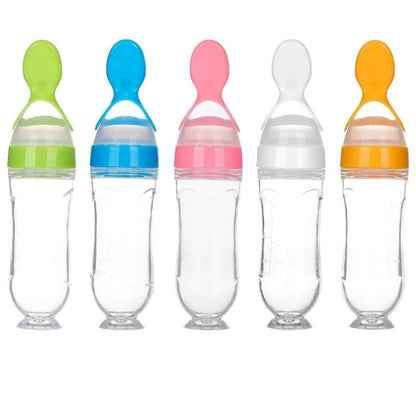 Biberon avec Cuillère EasyBottle™ | Nouveau-né | Silicone Sans BPA