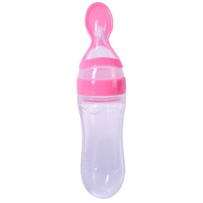 Biberon avec Cuillère EasyBottle™ | Nouveau-né | Silicone Sans BPA