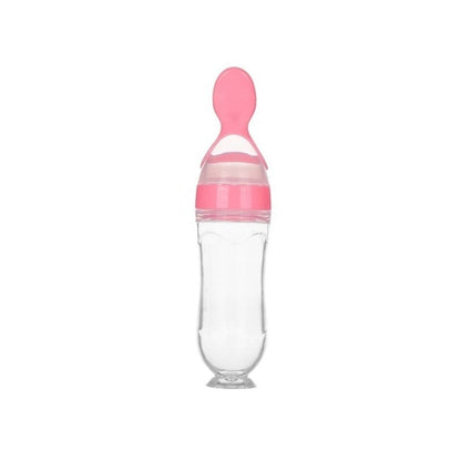 Biberon avec Cuillère EasyBottle™ | Nouveau-né | Silicone Sans BPA