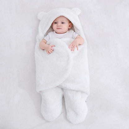 Couverture Emmaillotage Bébé PolarBaby™ | Polaire 2-en-1 | 0-12 mois