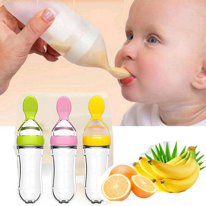 Biberon avec cuillère pour nouveau-né | EasyBottle™ - Binoubabyshop
