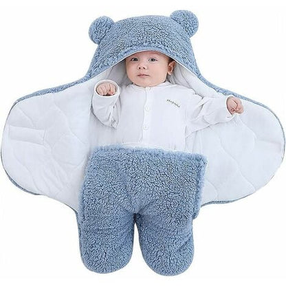 Couverture Emmaillotage Bébé PolarBaby™ | Polaire 2-en-1 | 0-12 mois