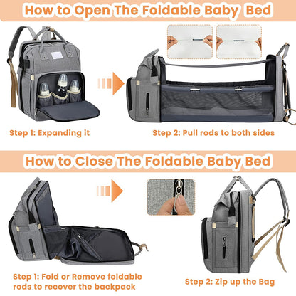 Sac à langer portatif | Berceau de voyage BabyNappy™ - Binoubabyshop